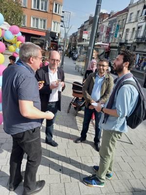 De burgemeester van Anderlecht is van de partij